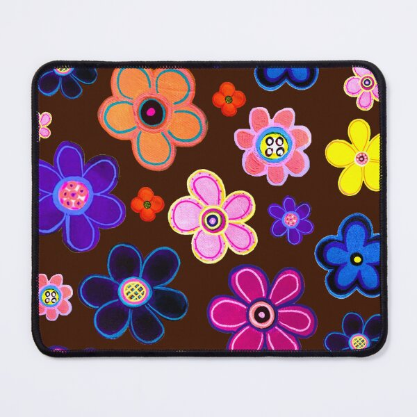 Item preview, Chocolate Flowers Bright Floral Design designed and sold by kel72.
