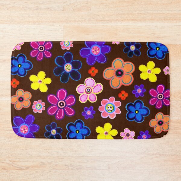 Item preview, Chocolate Flowers Bright Floral Design designed and sold by kel72.