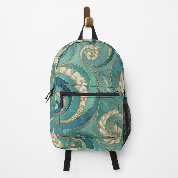 Artikelvorschau, Neuseeland Māori Paua Muster Koru Design 429 entworfen und verkauft von GrinGalore.