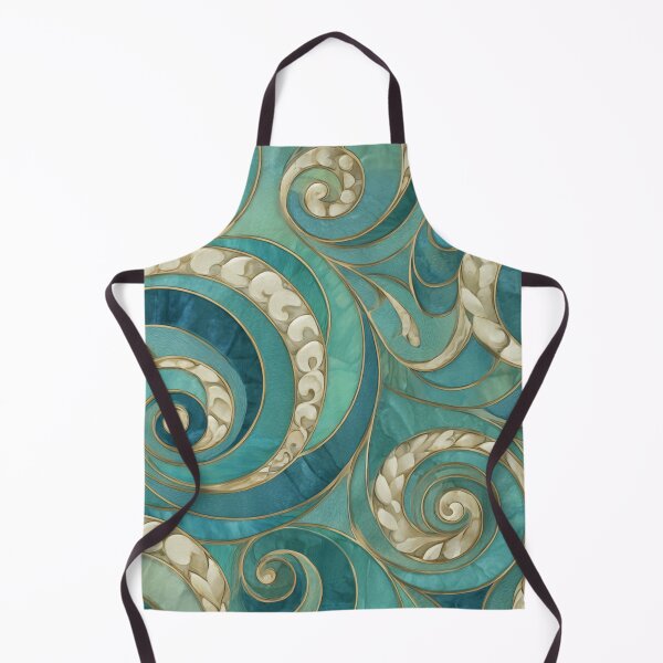 Item preview, New Zealand Māori Paua Pattern Koru Design 429 designed and sold by GrinGalore.