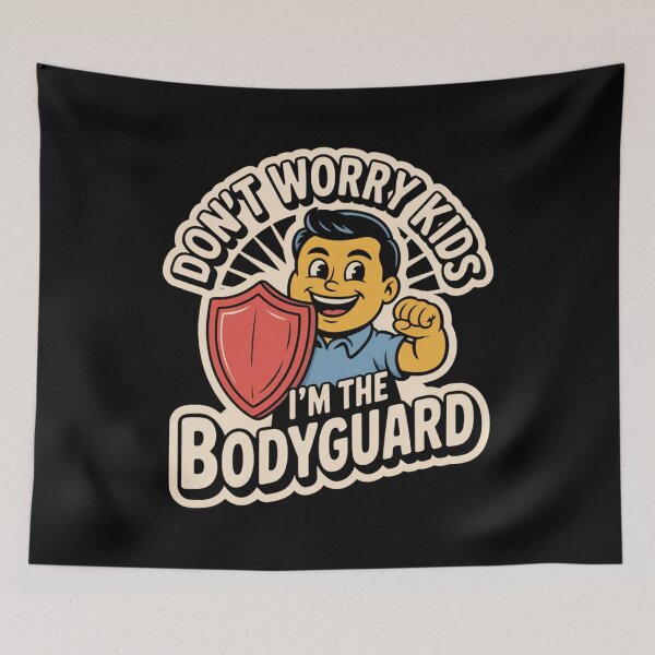 Item preview, Don’t Worry Kids, I’m The Bodyguard designed and sold by SignumShop.