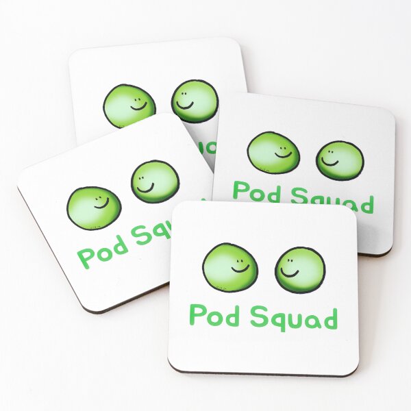 Item preview, Pod Squad - Cute Pea Pun Design designed and sold by CuteCartoon.