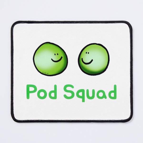 Item preview, Pod Squad - Cute Pea Pun Design designed and sold by CuteCartoon.