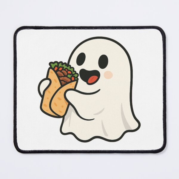 Item preview, A Ghost Eating Shawarma designed and sold by 2competent4life.