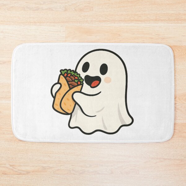 Item preview, A Ghost Eating Shawarma designed and sold by 2competent4life.