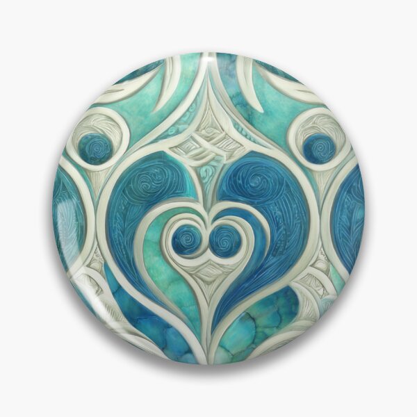 Item preview, New Zealand Māori Paua Pattern Koru Design 430 designed and sold by GrinGalore.