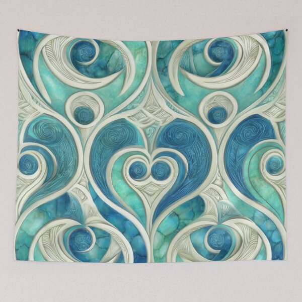 Item preview, New Zealand Māori Paua Pattern Koru Design 430 designed and sold by GrinGalore.
