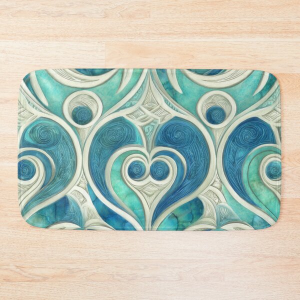 Item preview, New Zealand Māori Paua Pattern Koru Design 430 designed and sold by GrinGalore.