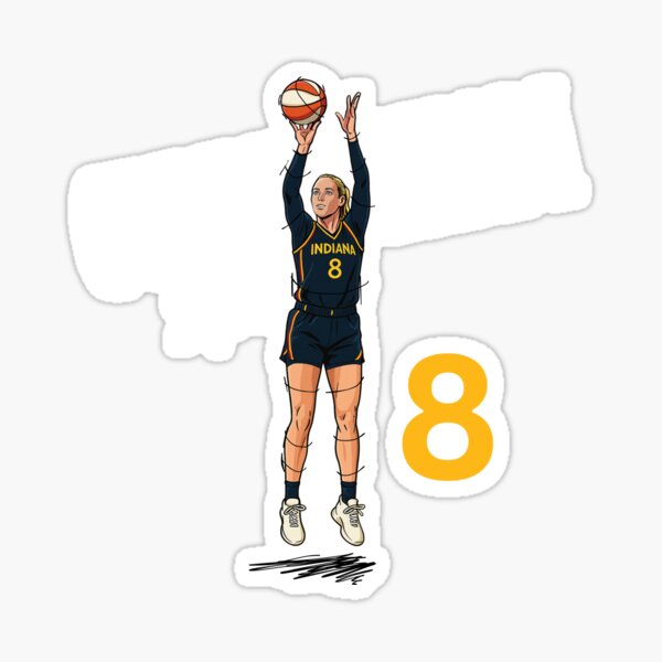 Item preview, Sophie - Cunningham #8 Basketball Cartoon - KWBSC8001 designed and sold by PTCartoonArt.