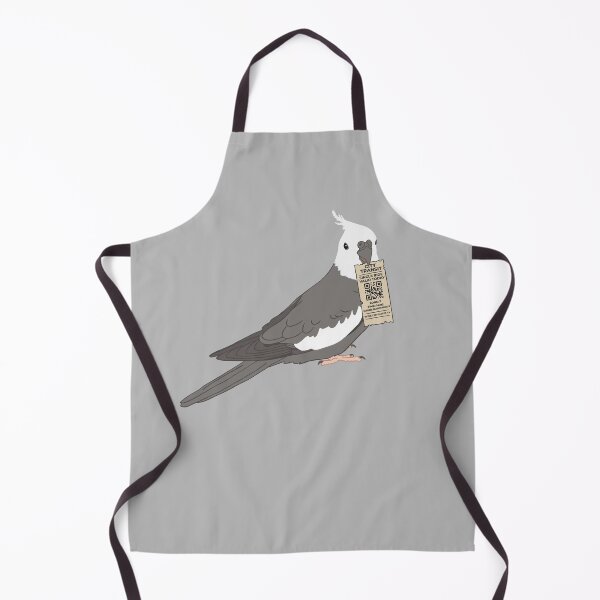 Item preview, Whiteface Cockatiel Destroys Ticket – Bird with Attitude designed and sold by Birbosaurus.