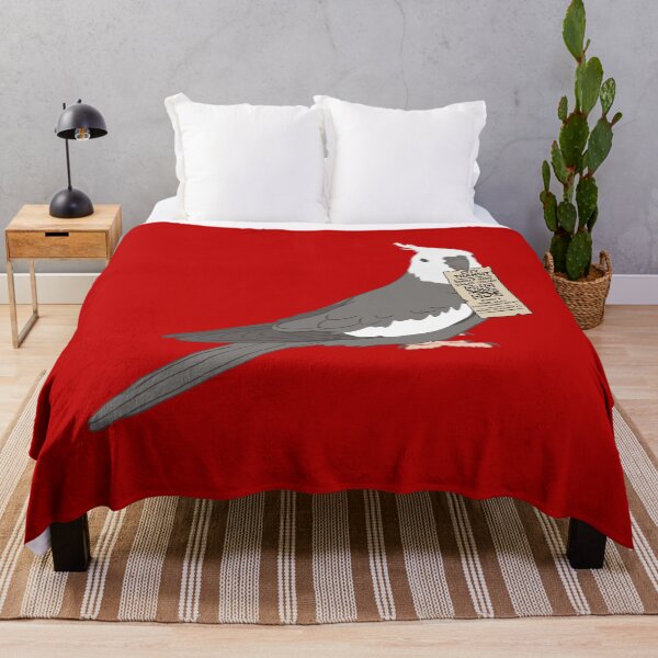Item preview, Whiteface Cockatiel Destroys Ticket – Bird with Attitude designed and sold by Birbosaurus.