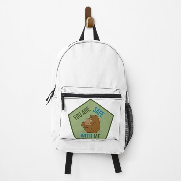 Item preview, You Are Safe with Me – Cute Bear and Baby Bear Design with Comforting Quote designed and sold by ArtsyExplorer.