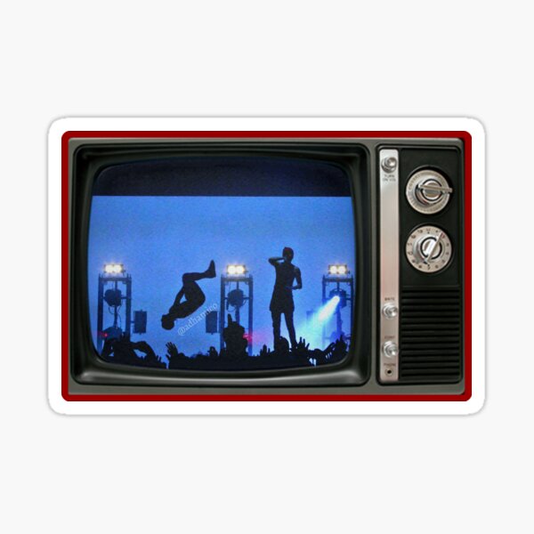We don't believe what's on TV Twenty One Pilots backflip Sticker