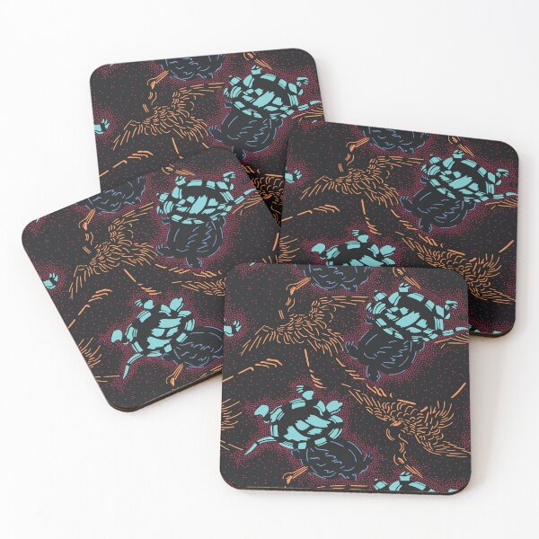 Item preview, Cranes and turtles - Japanese seamless vintage pattern designed and sold by Japan Design Prints.