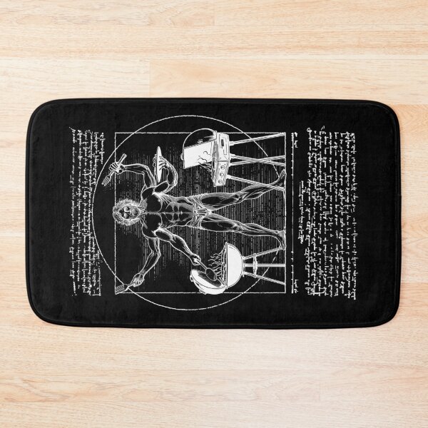 Item preview, BBQ Vitruvian Man Barbecue Grill Cook Leonardo Da Vinci Chef designed and sold by GrandeDuc.