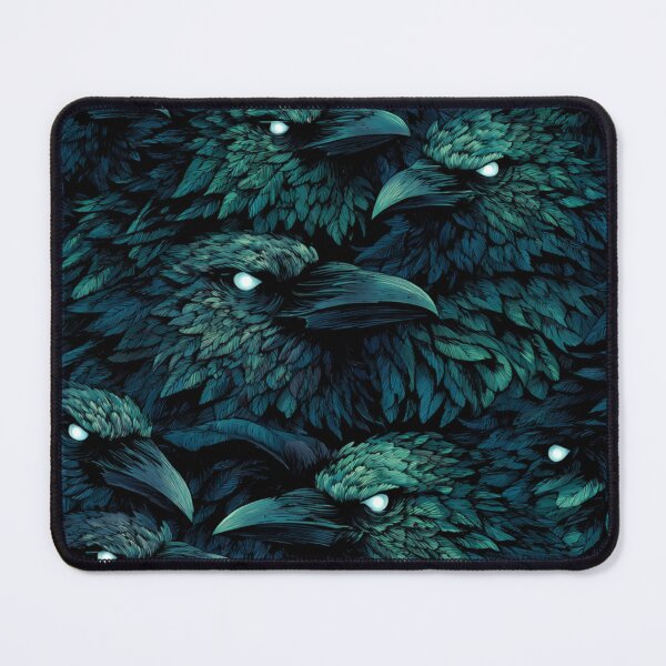 Item preview, Night Raven Pattern Collage Art  designed and sold by GrinGalore.