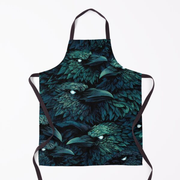 Item preview, Night Raven Pattern Collage Art designed and sold by GrinGalore.
