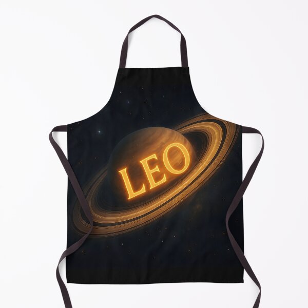 Item preview, LEO in Saturn’s Rings – Cosmic Orbit Zodiac Name Design designed and sold by VoidBloom Studio.