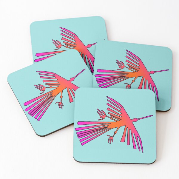 Item preview, Nazca Line - Electric Pink Condor designed and sold by kernowerno.