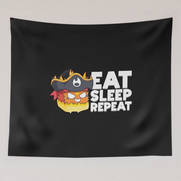 Item preview, Blox Fruits Eat Sleep Repeat designed and sold by Kubala Designs.