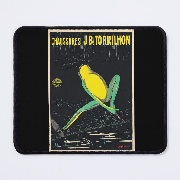 Item preview, Chaussures J.B. Torrilhon Vintage Poster by Leonetto Cappiello 1906 | French Footwear Ad | Surreal Frog Art designed and sold by artofuniverse.