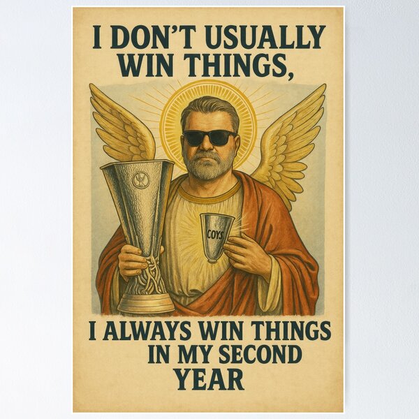 Artikel-Vorschau von Engel Ange | Postecoglou-Kunst im biblischen Stil | COYS Prophezeiung im zweiten Jahr, designt und verkauft von mebyme.