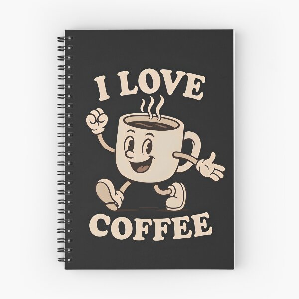 Item preview, Retro Happy Coffee Mug Character Illustration designed and sold by Amr Siam.