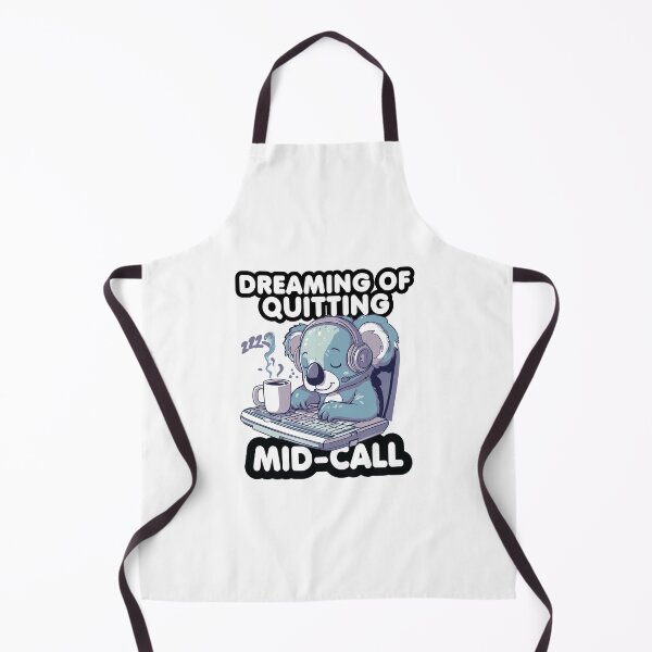 Item preview, Sleepy Koala Work Call Humor – Dreaming of Quitting Mid-Call designed and sold by PrintMastery.