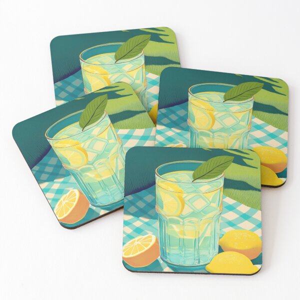 Item preview, Lemonade Picnic – Matisse-Inspired Summer Art Print designed and sold by LovinglyLeila.
