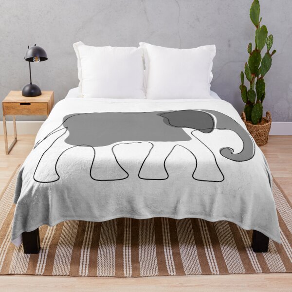 Item preview, Stylized elephant in one line designed and sold by Tanysha54.
