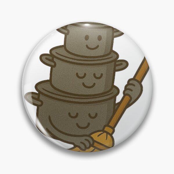 Item preview, Pots Sweeping  designed and sold by 2competent4life.