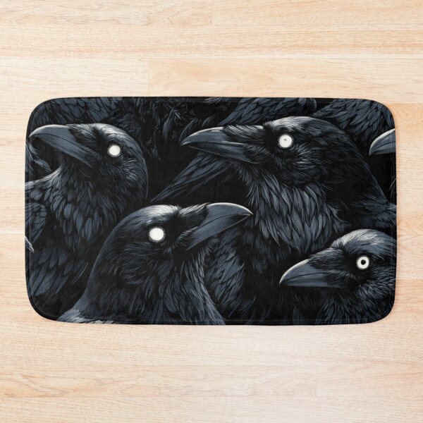 Item preview, Black Ravens Pattern At Moonlight designed and sold by GrinGalore.
