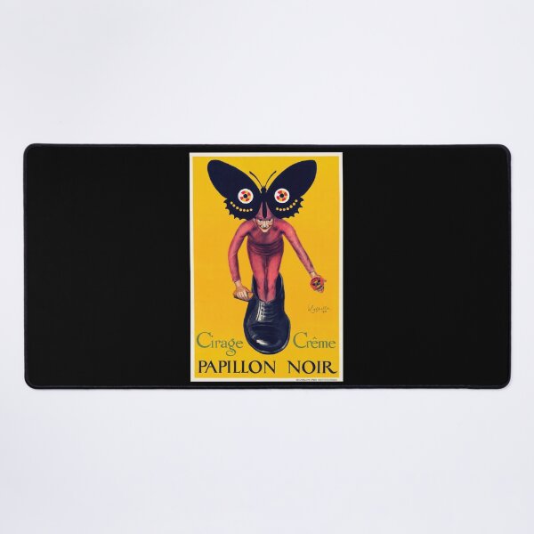 Item preview, Papillon Noir Shoe Polish Vintage Poster 1921 by Leonetto Cappiello | Art Deco French Shoe Care Ad designed and sold by artofuniverse.