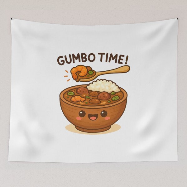 Item preview, Gumbo Time! - Cute Lousiana Cajun Gumbo Jambalaya designed and sold by Canto Canuck.