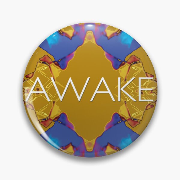 Item preview, "Awake" Mandala with Gold Blue Green designed and sold by Psychmaster.