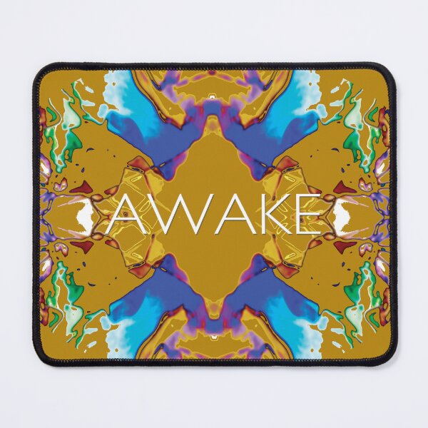 Item preview, "Awake" Mandala with Gold Blue Green designed and sold by Psychmaster.