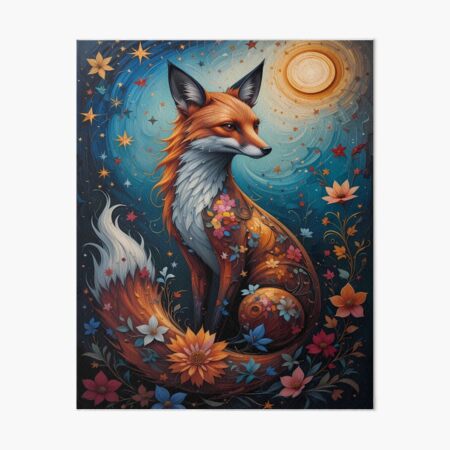 Item preview, Cosmic Fox – Mystical Artwork designed and sold by PawPrintStyles.