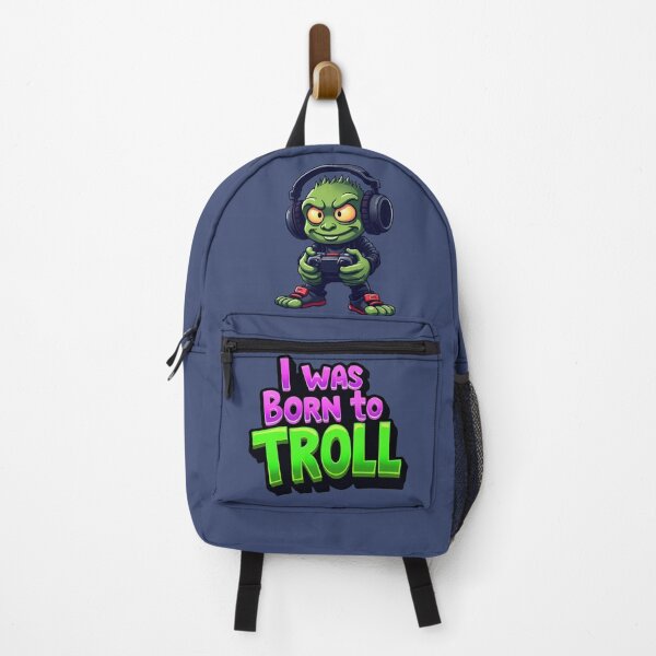 Item preview, I Was Born to Troll – Gamer Troll Cartoon Design designed and sold by PixelyPunto.