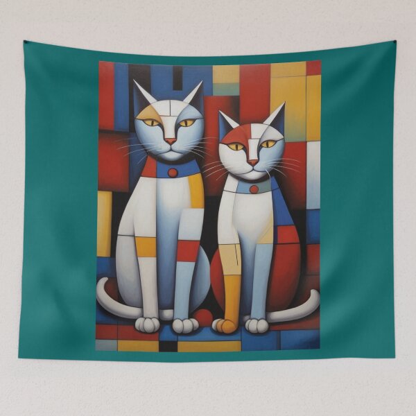 Item preview, Cubist Cats designed and sold by Aise06.