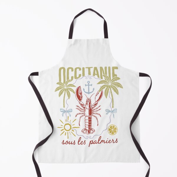Item preview, OCCITANIE SOUS LES PALMIERS - HOMARD - HOMAR, LOBSTER SUMMER MARITIME COASTAL COQUETTE designed and sold by justyna-s28.