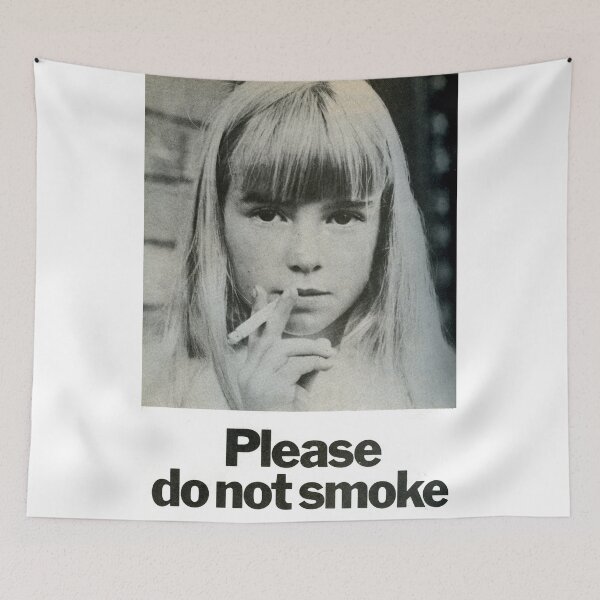 Item preview, 1972 Stop Smoking Ad - Please Do Not Smoke designed and sold by taspaul.