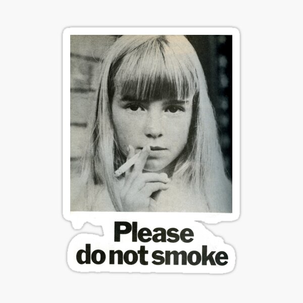 Item preview, 1972 Stop Smoking Ad - Please Do Not Smoke designed and sold by taspaul.