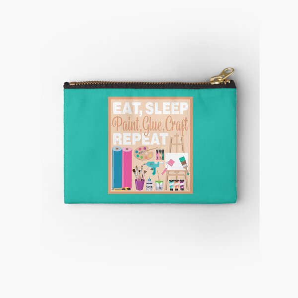 Item preview, Eat Sleep Repeat Crafting - Arts and Crafts - MULTI COLORS designed and sold by StellarFX.
