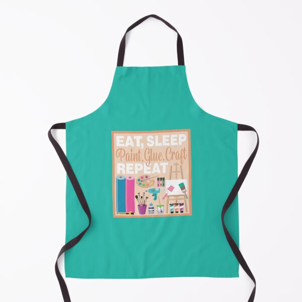 Item preview, Eat Sleep Repeat Crafting - Arts and Crafts - MULTI COLORS designed and sold by StellarFX.