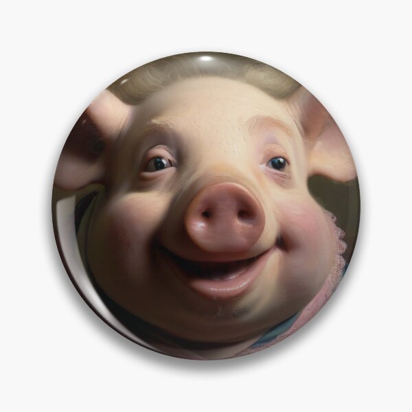 Item preview, Cute Funny Pig in pijamas old portrait designed and sold by MovieSetStories.