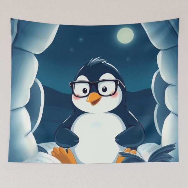 Item preview, Beautiful Cute Penguin Studying designed and sold by CodingBee33.