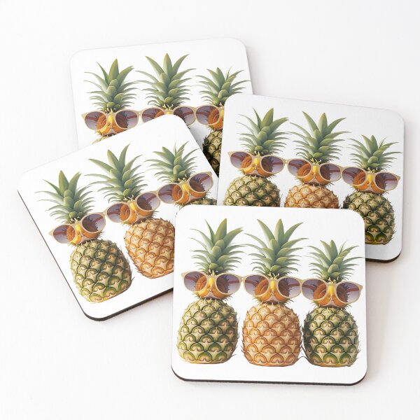 Item preview, Pineapples wearing sunglasses for this summer designed and sold by catcurio.