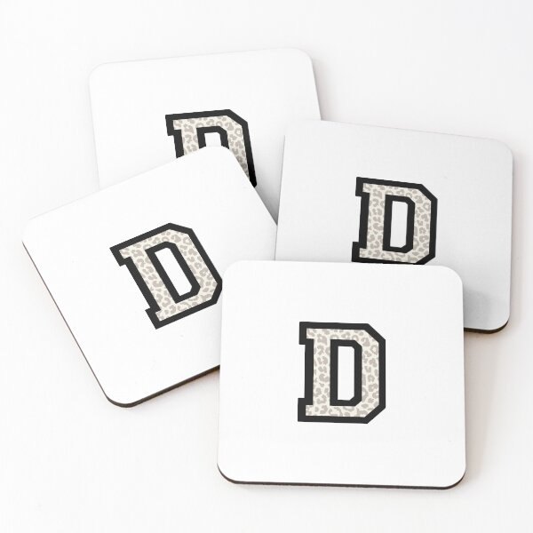Item preview, Letter D leopard print designed and sold by rosipos.