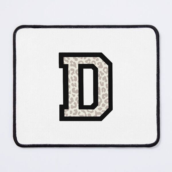 Item preview, Letter D leopard print designed and sold by rosipos.