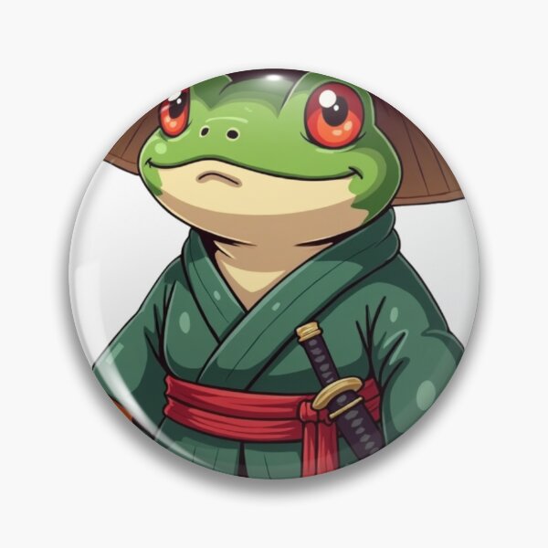 Item preview, Frog Ronin – The Calm Blade designed and sold by ShopValueBiz.